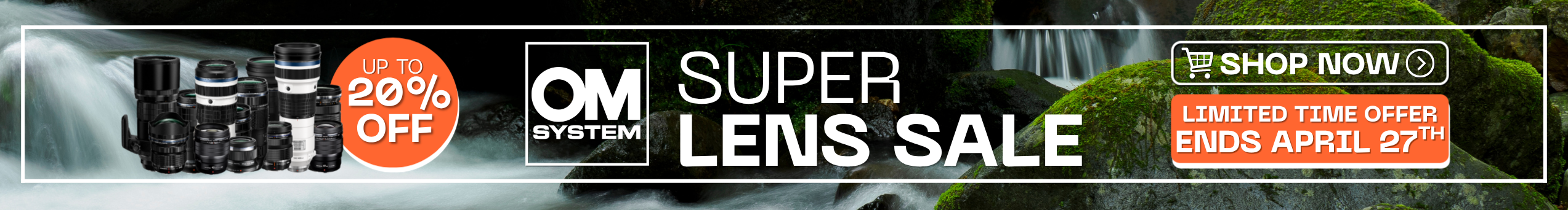 OM SYSTEM - Super Lens Sale April 2026